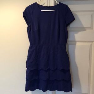 Scalloped Ruffle Bottom Dress from Boden